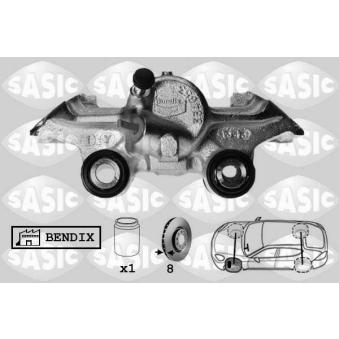 Étrier de frein avant gauche SASIC OEM 7701202206