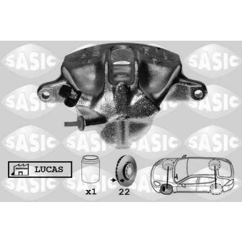 Étrier de frein avant gauche SASIC OEM 7701203659 Étrier de frein avant gauche SASIC OEM 7701203659
