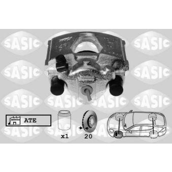 Étrier de frein avant gauche SASIC OEM 542241