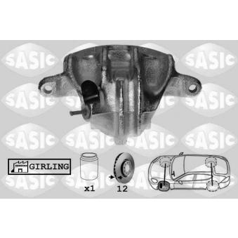 Étrier de frein avant gauche SASIC OEM 90315078