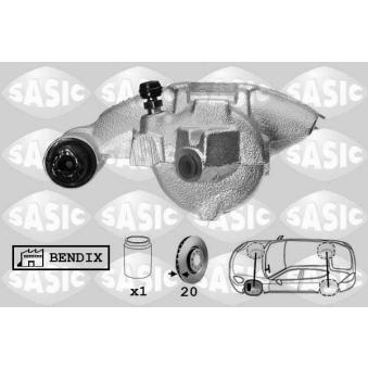 Étrier de frein avant gauche SASIC OEM 6180380