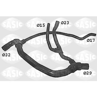 Durite de radiateur SASIC SWH4193 pour RENAULT TRAFIC 1.9 D - 65cv