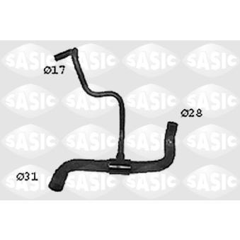 Durite de radiateur SASIC SWH4296 pour VOLKSWAGEN GOLF 1.6 e - 90cv