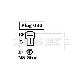 Alternateur BORG & BECK OEM 2706087602000