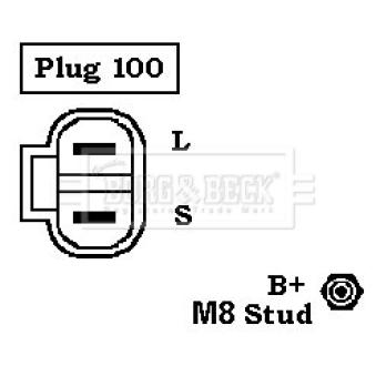 Alternateur BORG & BECK OEM MD306649