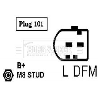 Alternateur BORG & BECK OEM 504009978