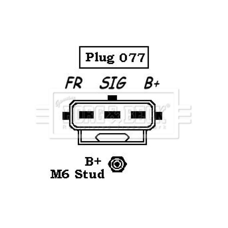 Alternateur BORG & BECK BBA2395 - Visuel 1