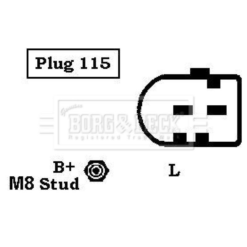 Alternateur BORG & BECK BBA2492 - Visuel 1