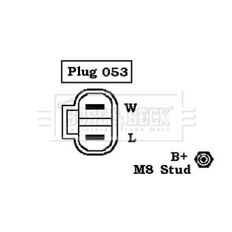 Alternateur BORG & BECK OEM LR1100501 Alternateur BORG & BECK OEM LR1100501