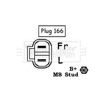 Alternateur BORG & BECK OEM 373002B101