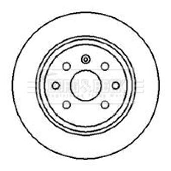 Jeu de 2 disques de frein arrière BORG & BECK OEM 90297932 Jeu de 2 disques de frein arrière BORG & BECK OEM 90297932