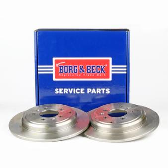 Jeu de 2 disques de frein arrière BORG & BECK OEM 4246N1