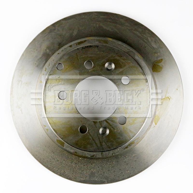 Jeu de 2 disques de frein arrière BORG & BECK BBD4060 - Visuel 2