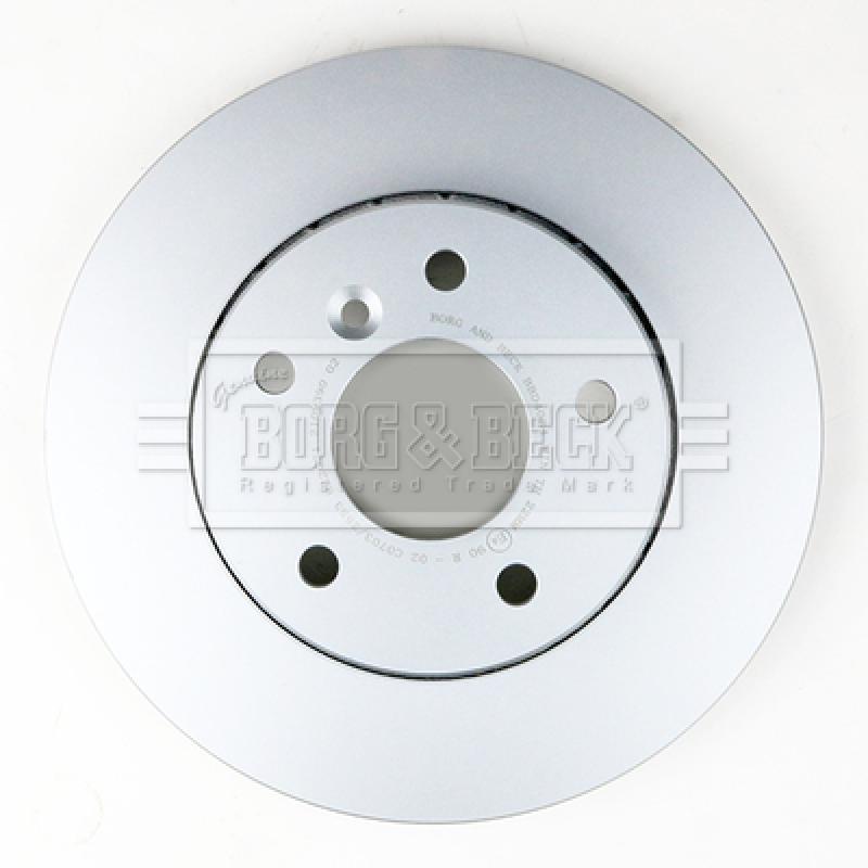Jeu de 2 disques de frein avant BORG & BECK BBD4084 - Visuel 2