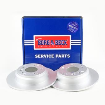 Jeu de 2 disques de frein arrière BORG & BECK OEM 42510SX0000