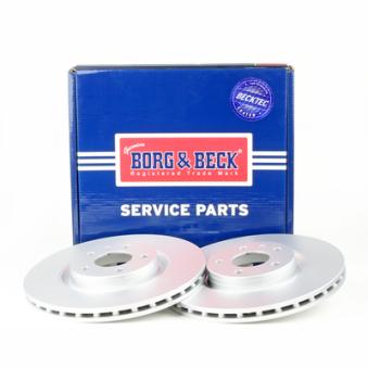 Jeu de 2 disques de frein avant BORG & BECK BBD4092