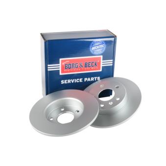 Jeu de 2 disques de frein arrière BORG & BECK OEM 9117772