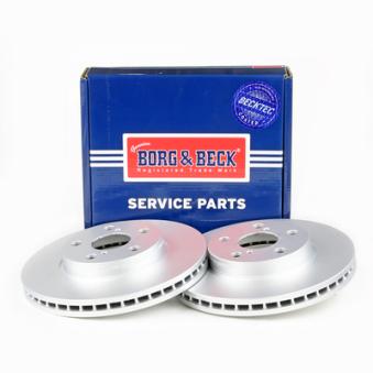 Jeu de 2 disques de frein avant BORG & BECK OEM 4351205031