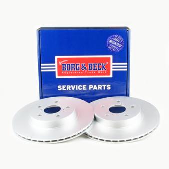 Jeu de 2 disques de frein avant BORG & BECK OEM 4351242020
