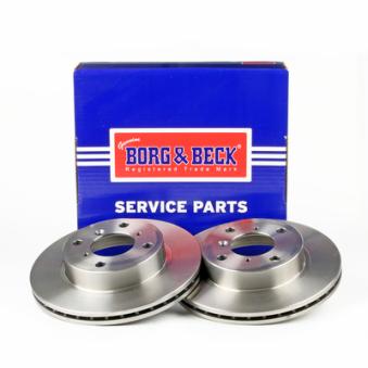 Jeu de 2 disques de frein avant BORG & BECK BBD4166
