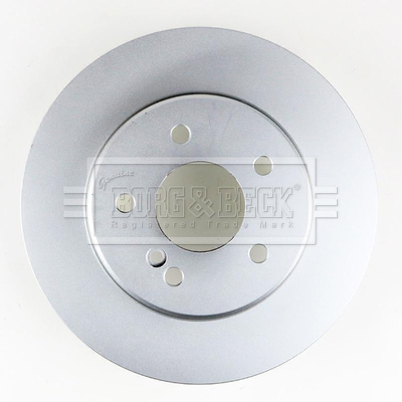 Jeu de 2 disques de frein arrière BORG & BECK BBD4192 - Visuel 2