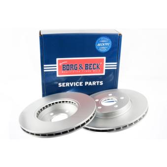 Jeu de 2 disques de frein avant BORG & BECK OEM 1465618