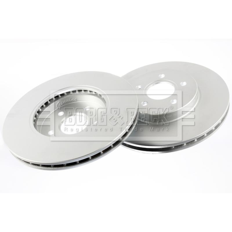 Jeu de 2 disques de frein avant BORG & BECK BBD4238 - Visuel 2