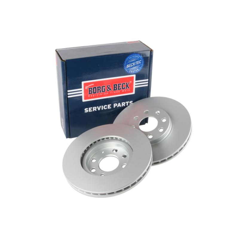 Jeu de 2 disques de frein avant BORG & BECK BBD4253 - Visuel 1