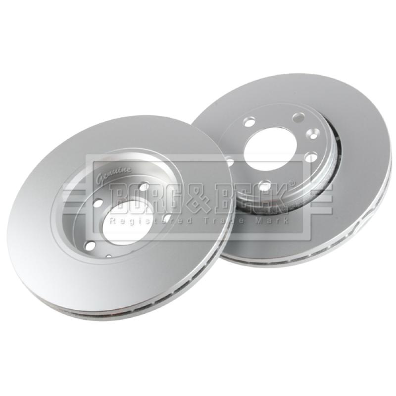 Jeu de 2 disques de frein avant BORG & BECK BBD4297 - Visuel 2