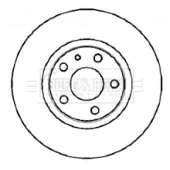 Jeu de 2 disques de frein avant BORG & BECK OEM 4249E1 Jeu de 2 disques de frein avant BORG & BECK OEM 4249E1