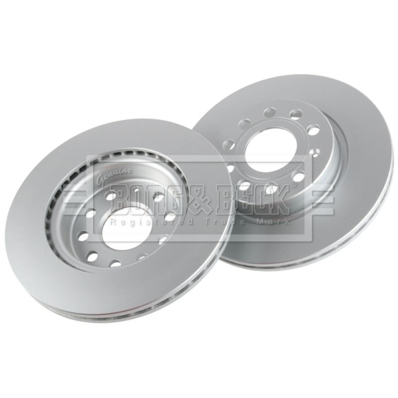 Jeu de 2 disques de frein avant BORG & BECK BBD4314 - Visuel 2