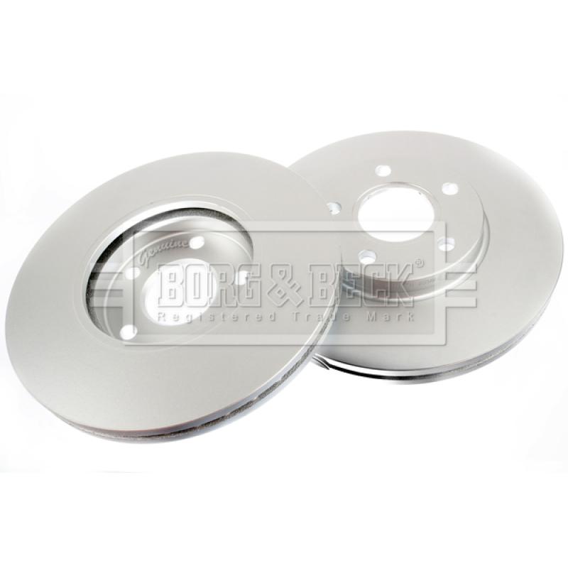 Jeu de 2 disques de frein avant BORG & BECK BBD4316 - Visuel 2