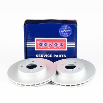Jeu de 2 disques de frein avant BORG & BECK OEM 4351210100
