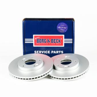 Jeu de 2 disques de frein avant BORG & BECK OEM 517123B000