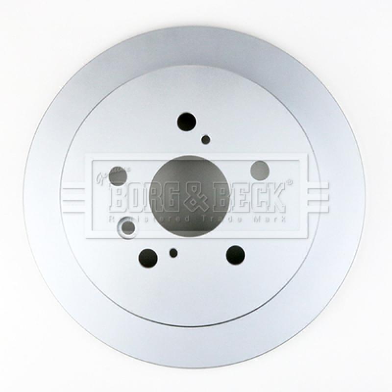 Jeu de 2 disques de frein arrière BORG & BECK BBD4361 - Visuel 2