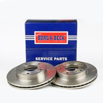 Jeu de 2 disques de frein avant BORG & BECK BBD4445
