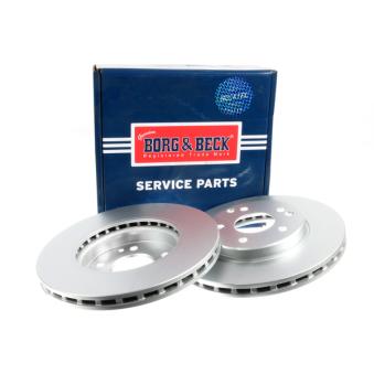 Jeu de 2 disques de frein avant BORG & BECK OEM 2104210712