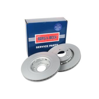 Jeu de 2 disques de frein avant BORG & BECK OEM 4615A179