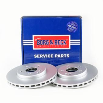 Jeu de 2 disques de frein avant BORG & BECK OEM 1694211112