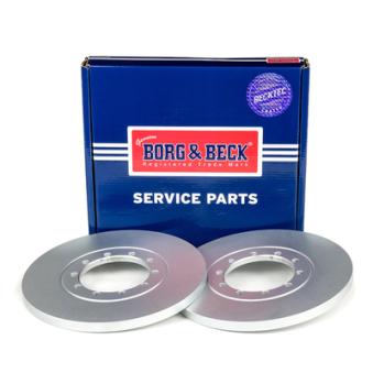 Jeu de 2 disques de frein arrière BORG & BECK OEM 1382303