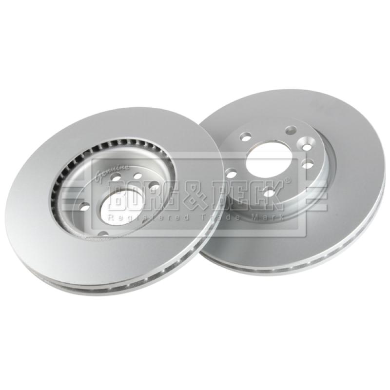 Jeu de 2 disques de frein avant BORG & BECK BBD4567 - Visuel 2