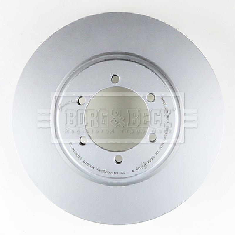 Jeu de 2 disques de frein avant BORG & BECK BBD4583 - Visuel 2