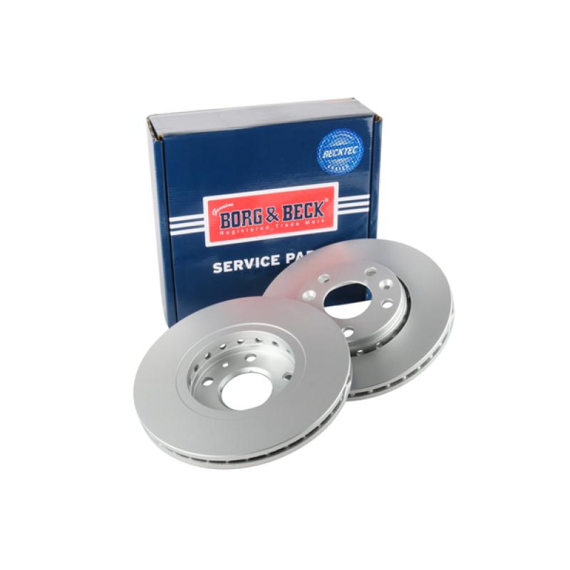 Jeu de 2 disques de frein avant BORG & BECK BBD4640 - Visuel 1
