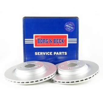 Jeu de 2 disques de frein arrière BORG & BECK OEM A2214230412