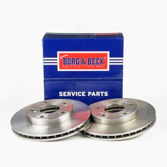 Jeu de 2 disques de frein avant BORG & BECK OEM 45251S30000