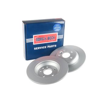 Jeu de 2 disques de frein arrière BORG & BECK OEM 31471746