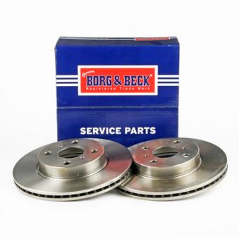 Jeu de 2 disques de frein avant BORG & BECK OEM 4351274010