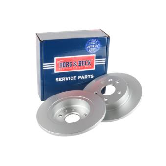 Jeu de 2 disques de frein arrière BORG & BECK OEM 13502136