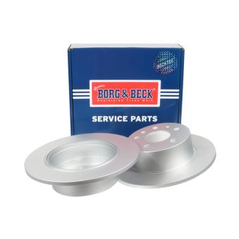 Jeu de 2 disques de frein arrière BORG & BECK BBD4825