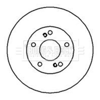 Jeu de 2 disques de frein avant BORG & BECK OEM 402062L903 Jeu de 2 disques de frein avant BORG & BECK OEM 402062L903